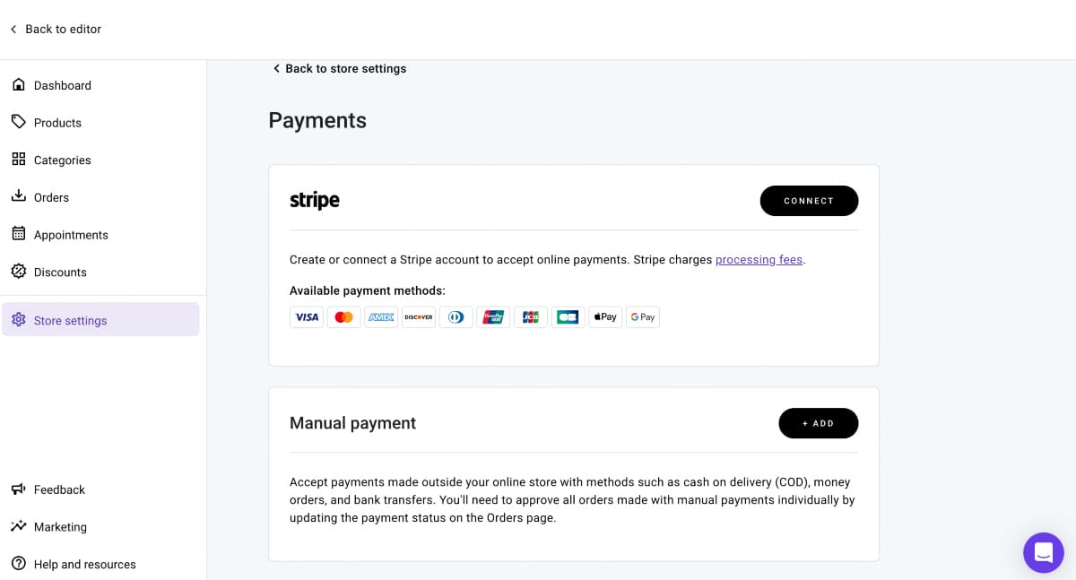 hostinger website builder payment gateway