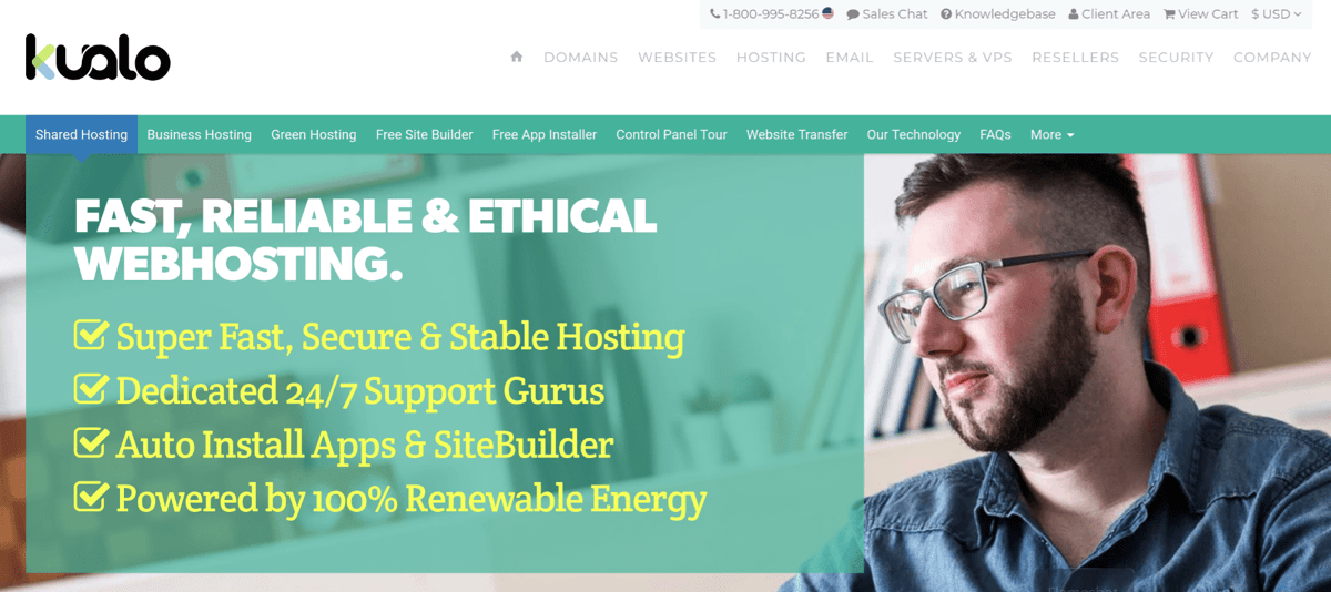 kualo green web hosting provider